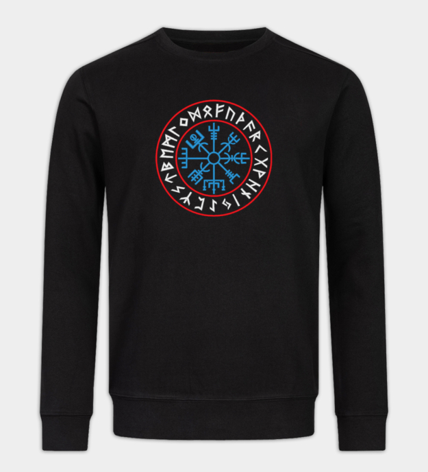 Sudadera bordada Vegvisir